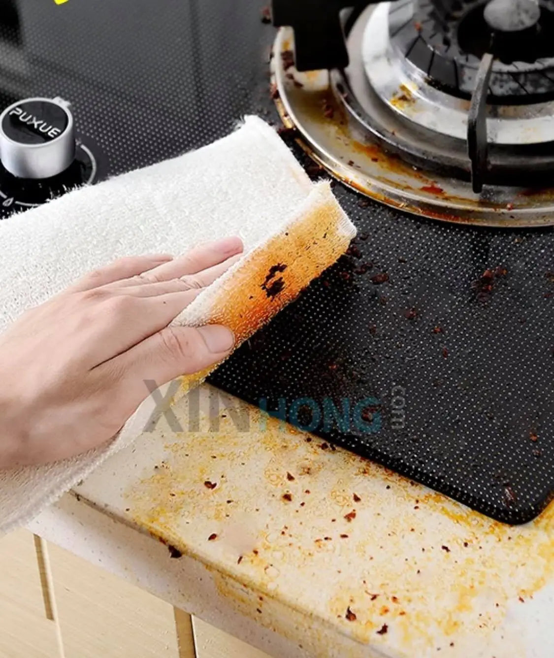 Cleaning Cloth Rags Towels Bamboo Fiber Soft Absorbent Kitchen Cleaning 竹纤维洗碗巾 everythingbamboo