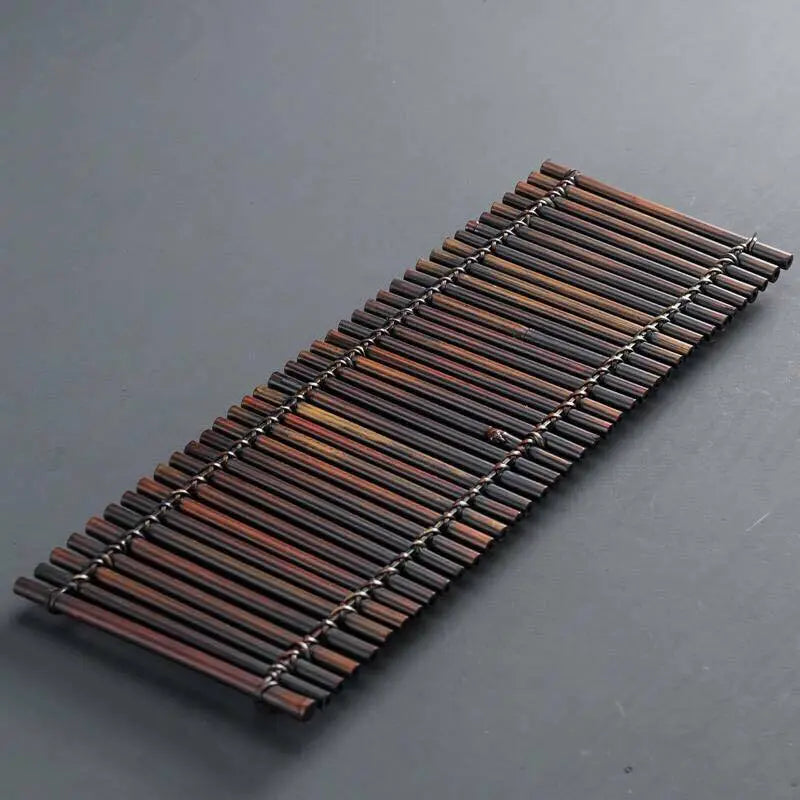 Coaster Placemat Bamboo Handcrafted Handmade Tea Coffee Cup Serving Tray Coaster everythingbamboo