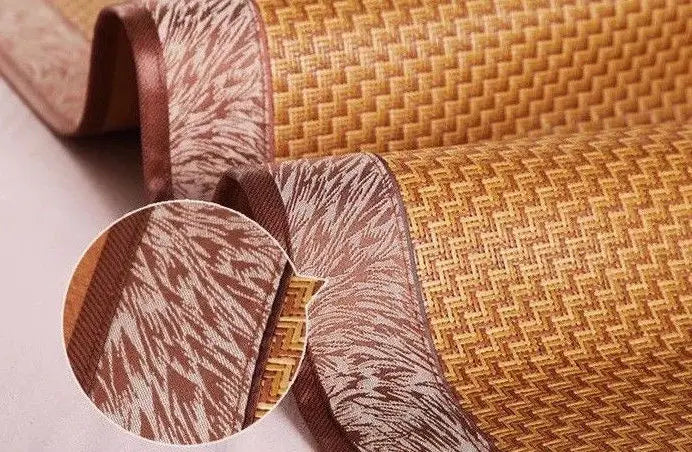 Cool Summer Mat Sheet Comfortable Cool Sheet Set Soft Rattan Natural Rug软藤夏季凉席套装 everythingbamboo