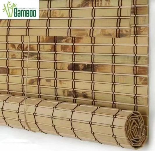 Custom Made Tortoiseshell Bamboo Blind Bamboo Curtain Bamboo Screen Rolling Blinds Panel Privacy Customization Size everythingbamboo