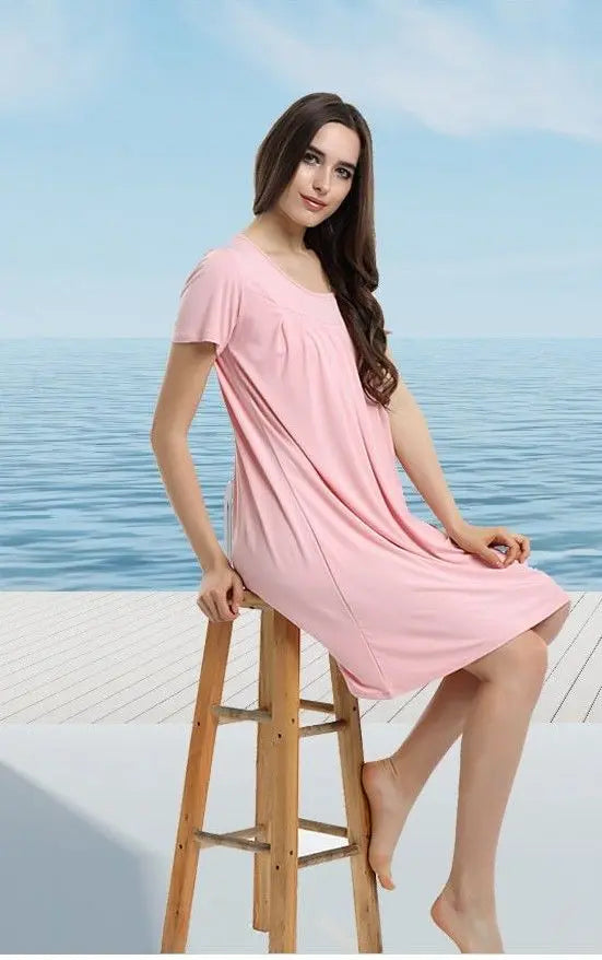 Free Size bamboo fiber ladies sleepwear or outdoor soft comfortable 女士竹纤维睡衣睡袍 everythingbamboo