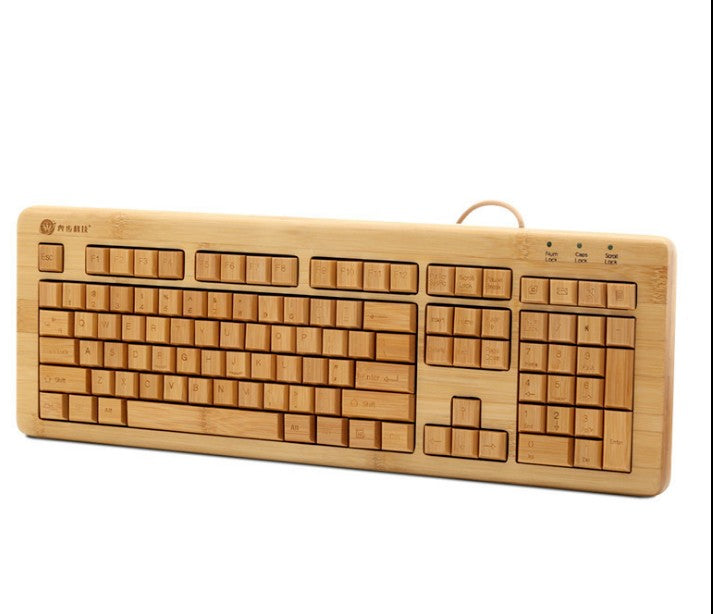 Handmade Bamboo Wooden Keyboard Mouse Multimedia Eco Friendly Multi Choices everythingbamboo