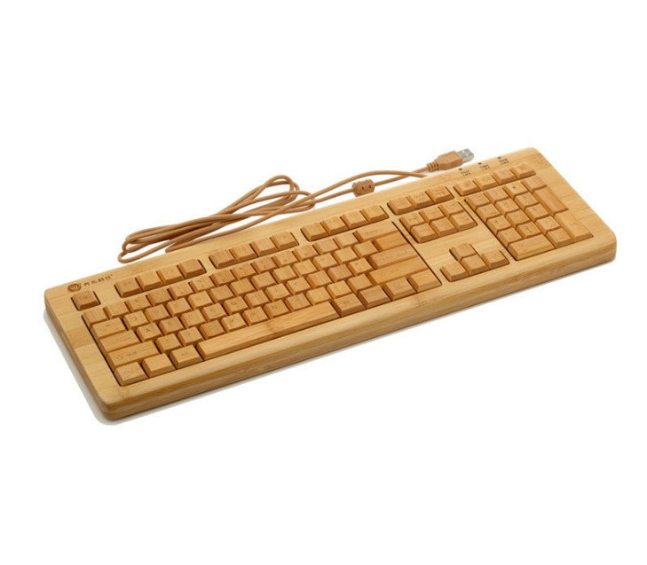 Handmade Bamboo Wooden Keyboard Mouse Multimedia Eco Friendly Multi Choices everythingbamboo