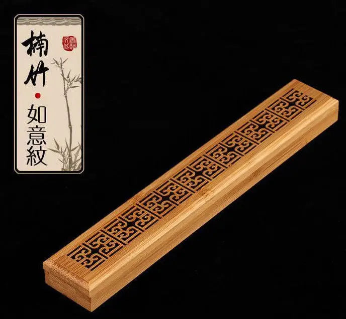 Hollow Bamboo Incense Burner Holder Censer Tower Holder Box Sticker Cone 竹香盒香炉 Unbranded