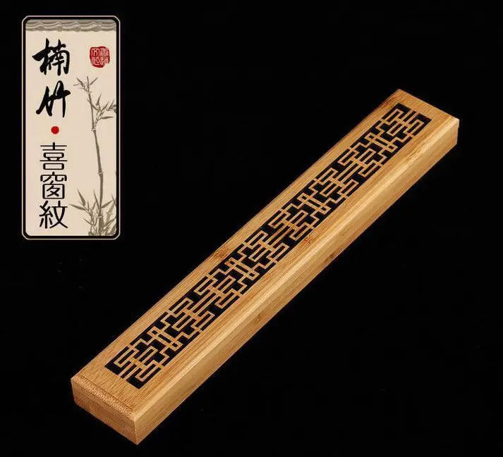 Hollow Bamboo Incense Burner Holder Censer Tower Holder Box Sticker Cone 竹香盒香炉 Unbranded