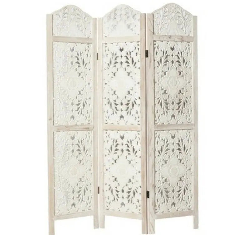 India Hand-Carved Hardwood Room Divider Folding screen luxury 3 or 4 panels everythingbamboo