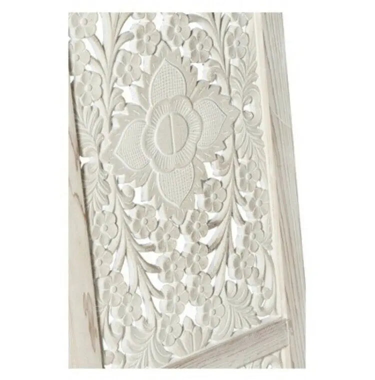 India Hand-Carved Hardwood Room Divider Folding screen luxury 3 or 4 panels everythingbamboo