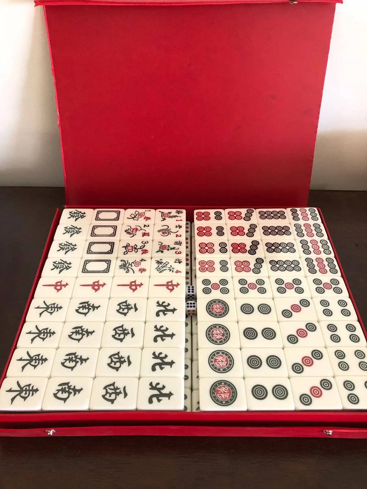 MahJong Set Game Brand New Large Bamboo Style 竹丝麻将 everythingbamboo