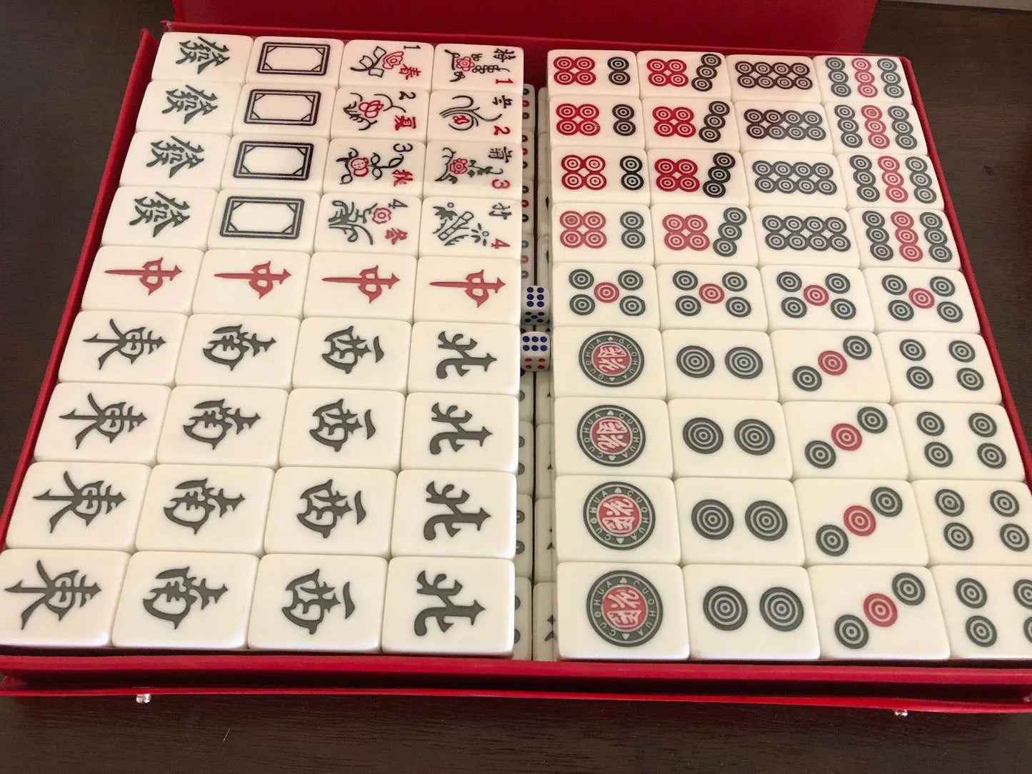 MahJong Set Game Brand New Large Bamboo Style 竹丝麻将 everythingbamboo