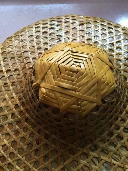 Natural Bamboo Leaf Handmade Crafted Traditional Oriental Hat Summer Shade everythingbamboo