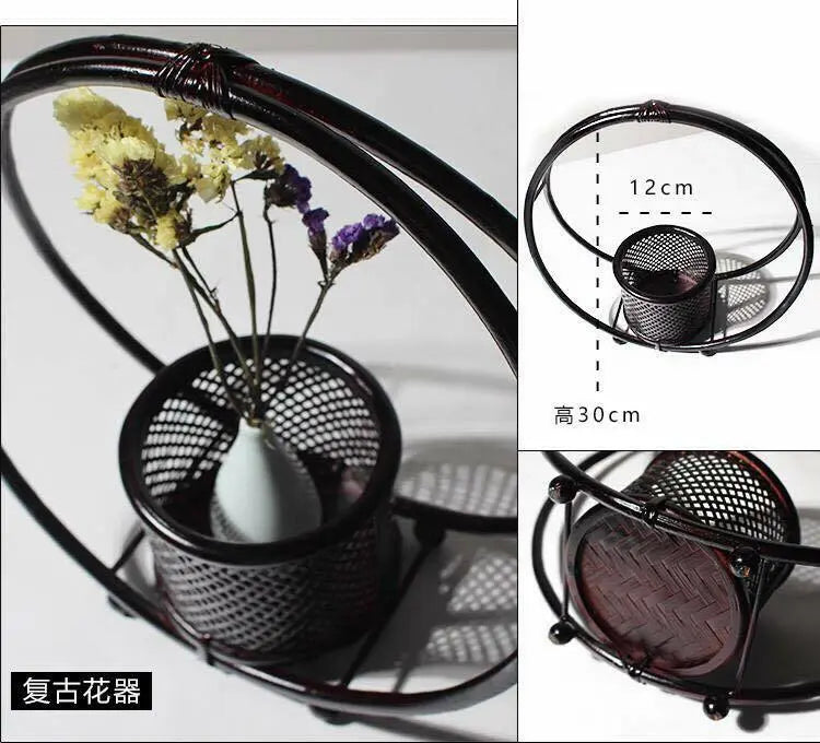 Natural Bamboo Vase Flower Basket Hand Woven Handcrafted Wicker Home Decor 竹篮插花 everythingbamboo