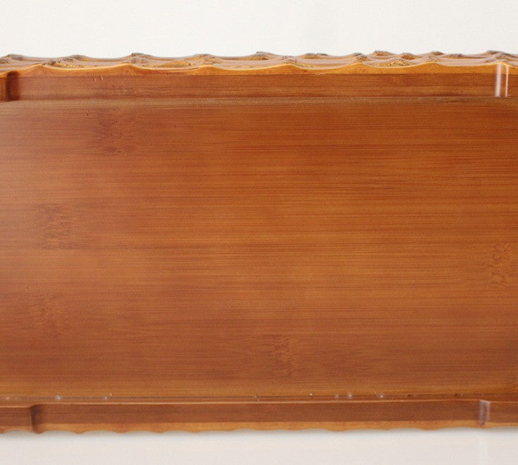 Natural bamboo root carving crafts tea tray coffee tray, home decoration天然竹雕工艺茶盘 everythingbamboo