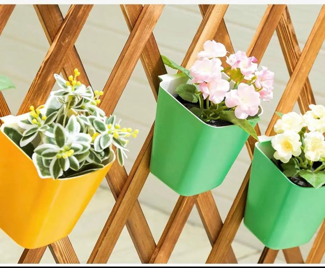 Plant Holder Plant Organiser Wooden Foldable Rack Space Saving Balcony Divider everythingbamboo