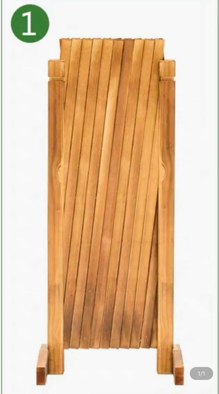 Plant Holder Plant Organiser Wooden Foldable Rack Space Saving Balcony Divider everythingbamboo