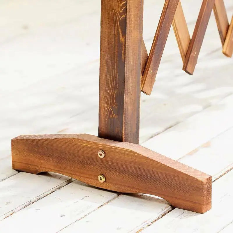 Plant Holder Plant Organiser Wooden Foldable Rack Space Saving Balcony Divider everythingbamboo