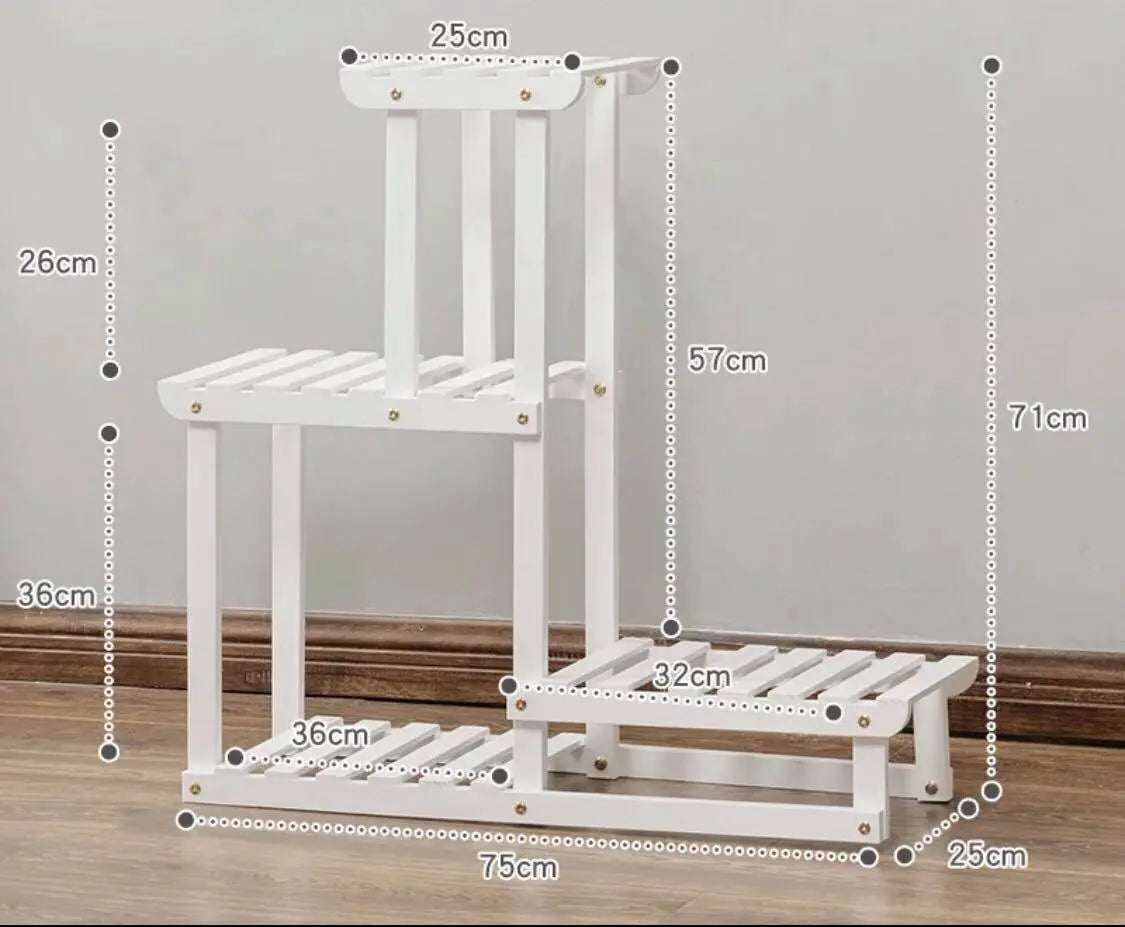 Plant Stand Wooden Indoor Outdoor Garden Planter With or Without Wheels 多款实木多层花架 everythingbamboo
