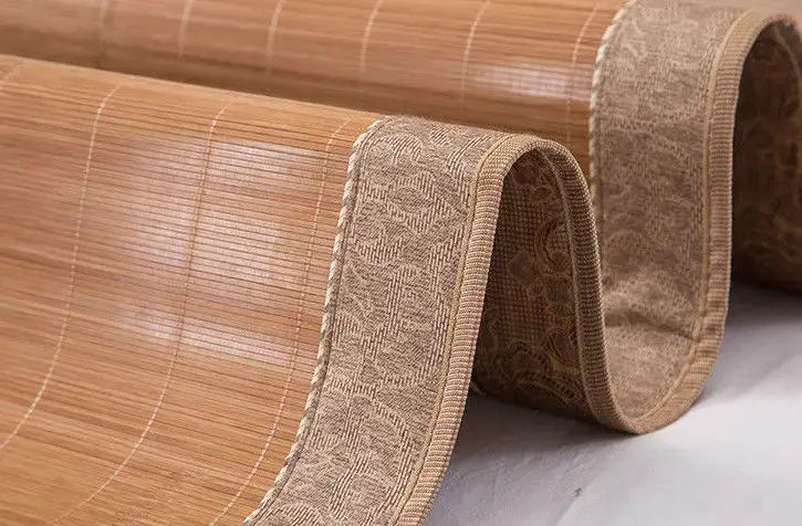 Premium Bamboo Mat Mattress Topper Best Quality AAAAA Both Side PLUS 2 Pillow Cases 双面高档碳化竹凉席加2枕席 BMR06 everythingbamboo
