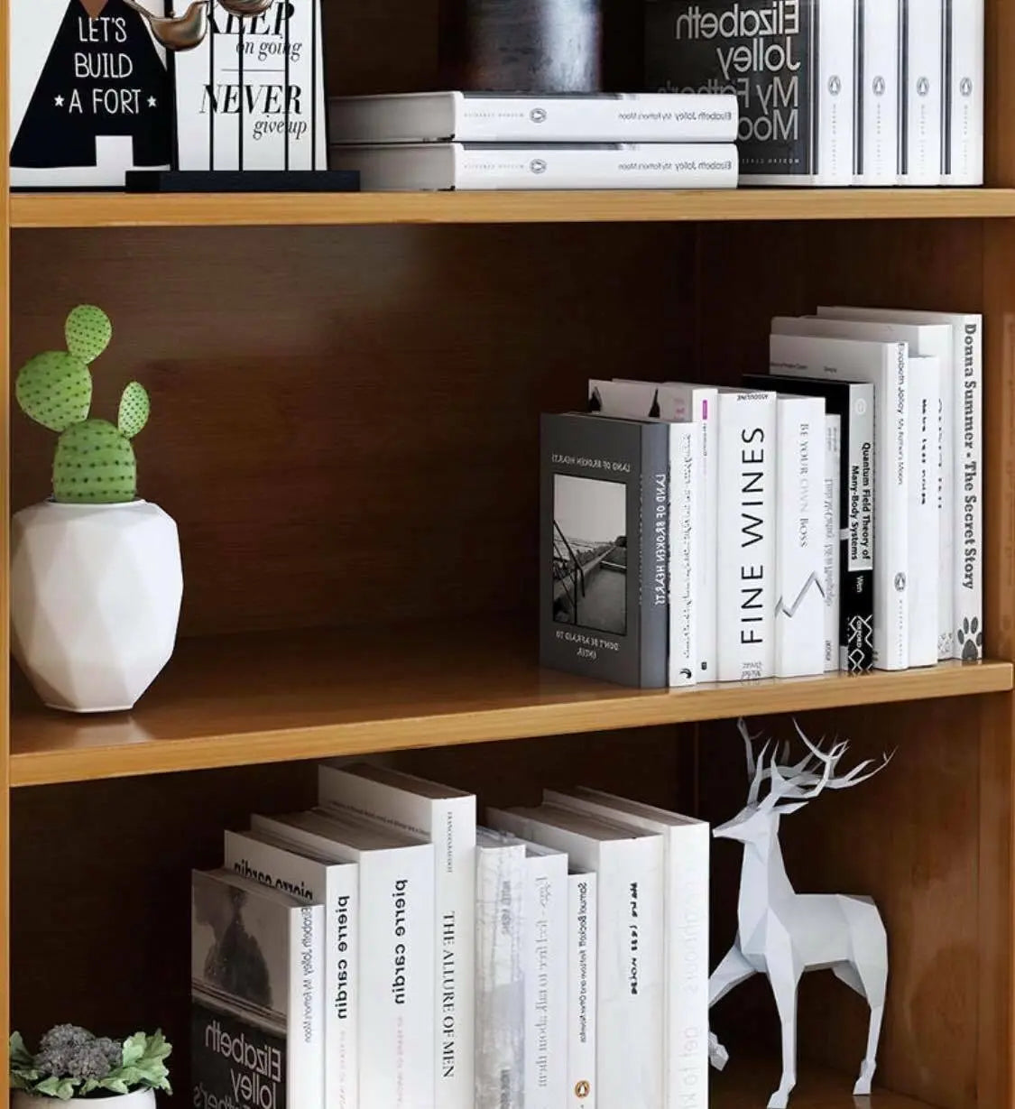 Premium Bamboo Multiple Tiers Stylish Bookcase Shelf Organizer Storage Office everythingbamboo