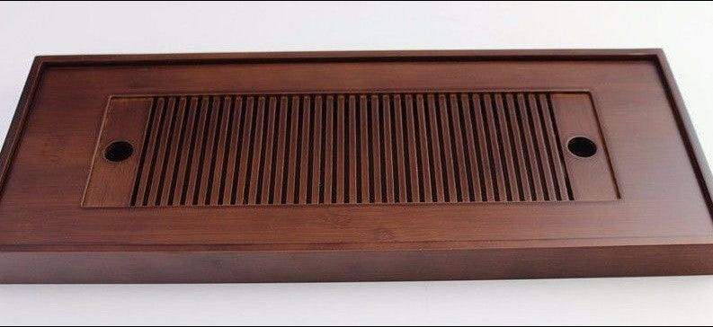 Premium Bamboo Tea Tray Gongfu Tea Coffee Serving Tray 32cm*13.7*2.7cm handmade 功夫竹茶盘 Unbranded