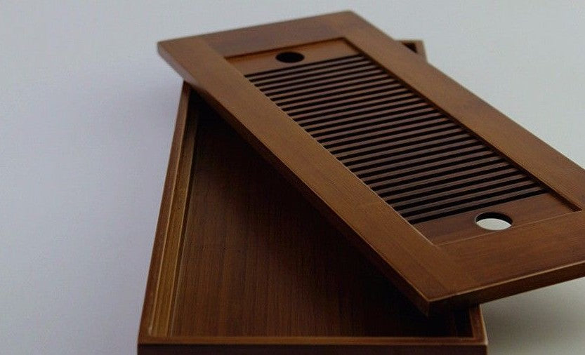 Premium Bamboo Tea Tray Gongfu Tea Coffee Serving Tray 32cm*13.7*2.7cm handmade 功夫竹茶盘 Unbranded