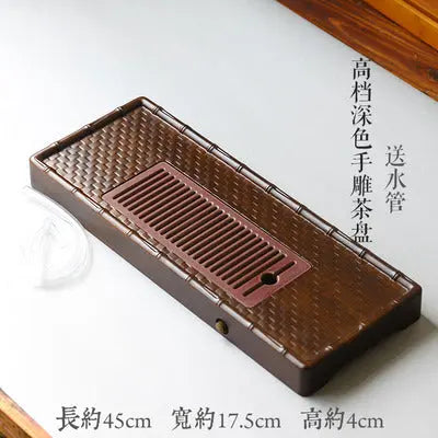 Premium Bamboo Tea Tray Gongfu Tea Coffee Serving Tray Handmade everythingbamboo