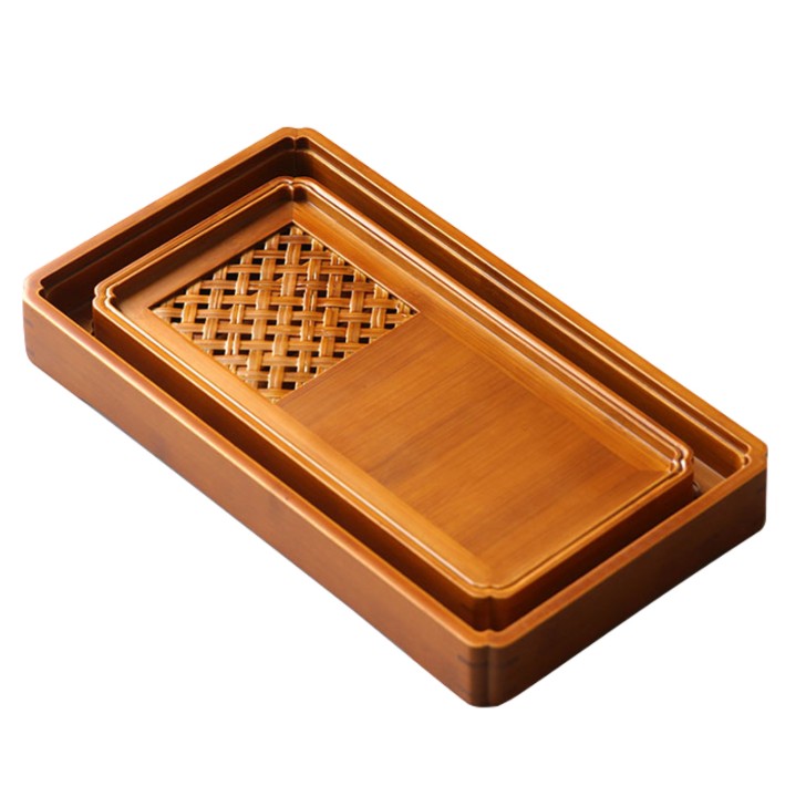 Premium Bamboo Tea Tray Gongfu Tea Coffee Serving Tray Handmade everythingbamboo