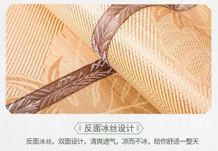 Premium Bamboo bed Mat Summer mat+2 Pillow Case sheet rug floor cool 双面折叠竹凉席加两枕套 everythingbamboo