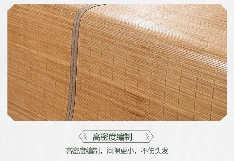 Premium Bamboo bed Mat Summer mat+2 Pillow Case sheet rug floor cool 双面折叠竹凉席加两枕套 everythingbamboo