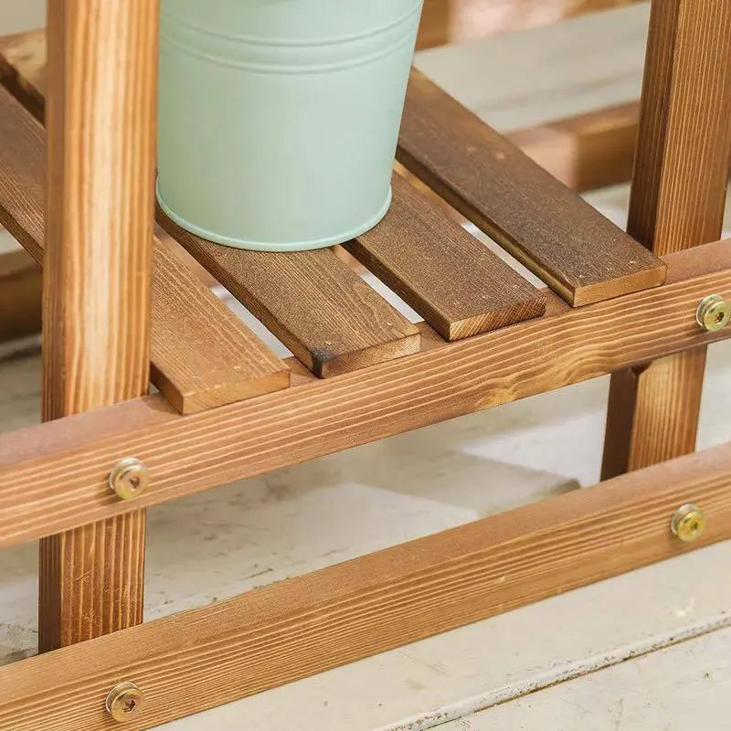 Premium Plant Stand Wooden Indoor Outdoor Garden Balcony Planter Pots Storage everythingbamboo