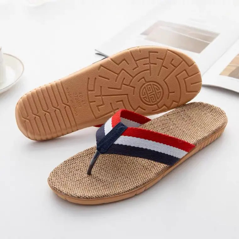Slipper Women Men Casual Home Rattan Slipper Sandal Bamboo Linen Slippers Shoes Cooler Summer everythingbamboo