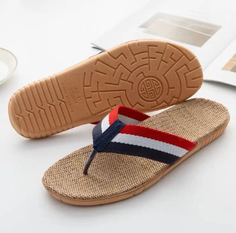 Slipper Women Men Casual Home Rattan Slipper Sandal Bamboo Linen Slippers Shoes Cooler Summer everythingbamboo