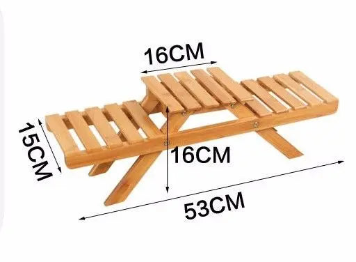 Small bamboo flower stand bamboo shelf organizer desk shelf desk plant stand everythingbamboo