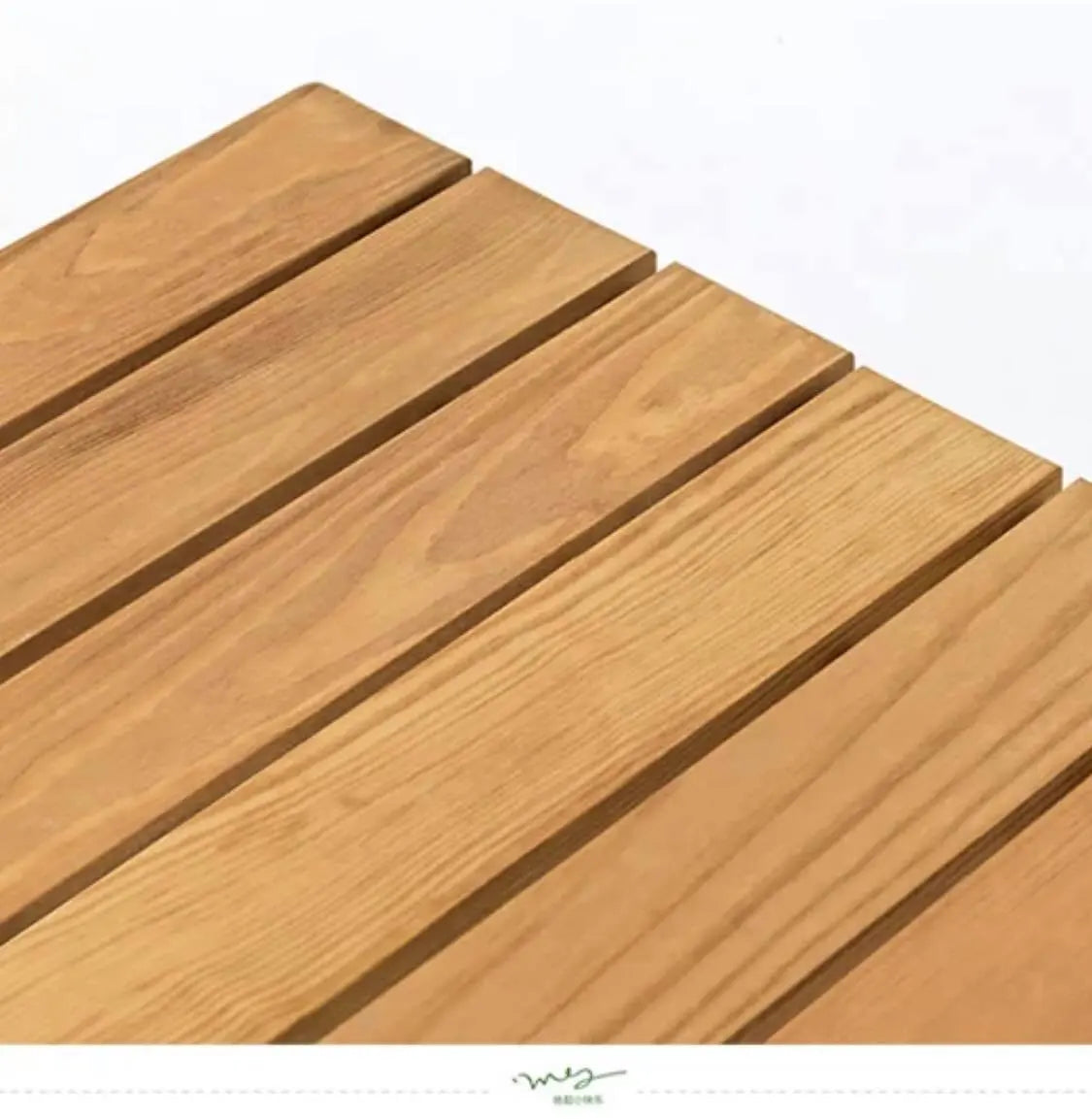 Solid Wooden Square Foldable Table Dining Study Balcony Indoor Outdoor everythingbamboo