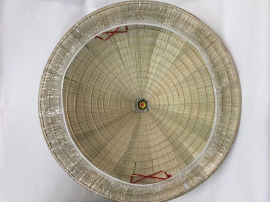 Straw Rice farmer hat bamboo frame light strong (40cm diameter, 18 CM DEEP) 草帽 everythingbamboo