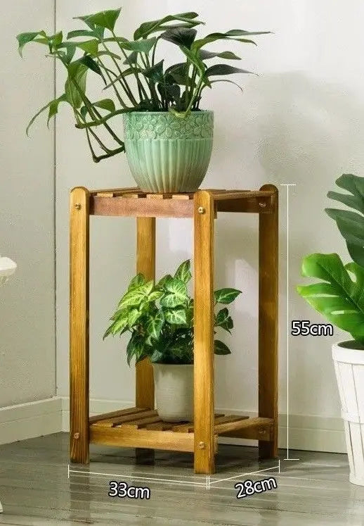 WOODEN SHELF PLANT STAND LADDER BOOK SHELF STORAGE ELEGANT MULTI CHOICE AND USE Unbranded
