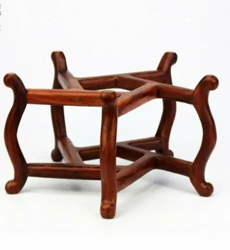 Wooden Plant Stand Fish Bowl Bonsai Base Natural Artwork everythingbamboo