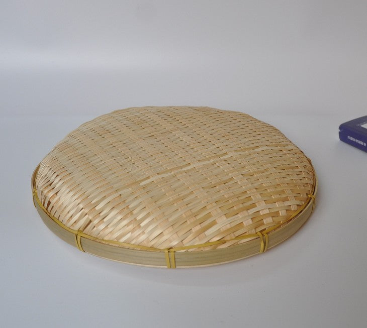 Woven Bamboo Handmade Round Plates Bamboo Fruit Baskets Storage Multiple Use BPT02 Unbranded