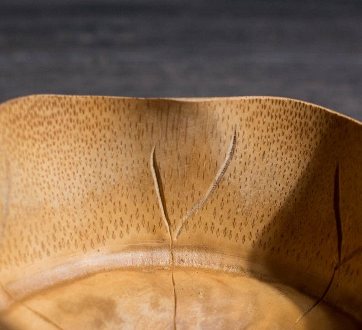 bamboo natural traditional lotus-leaf bowl creative handcraft artwork handmade everythingbamboo
