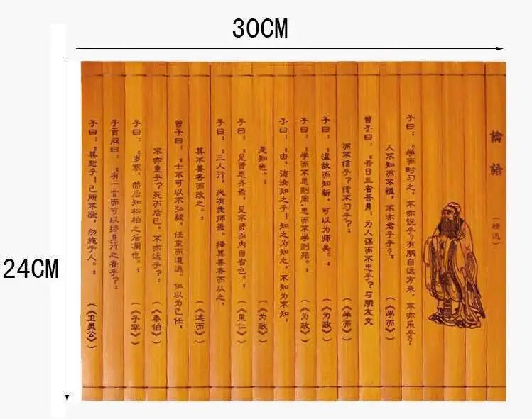 bamboo scroll bamboo book bamboo paper Customize your message gift 竹简 everythingbamboo