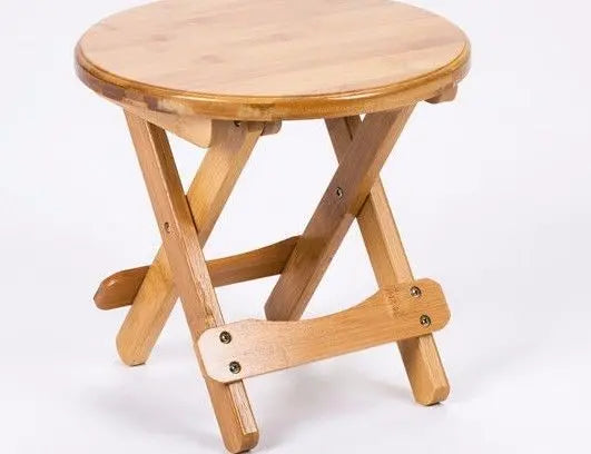 bamboo stool foldable round stool kids adult rest fishing, vase base 圆折叠竹凳休息凳钓鱼凳 Unbranded