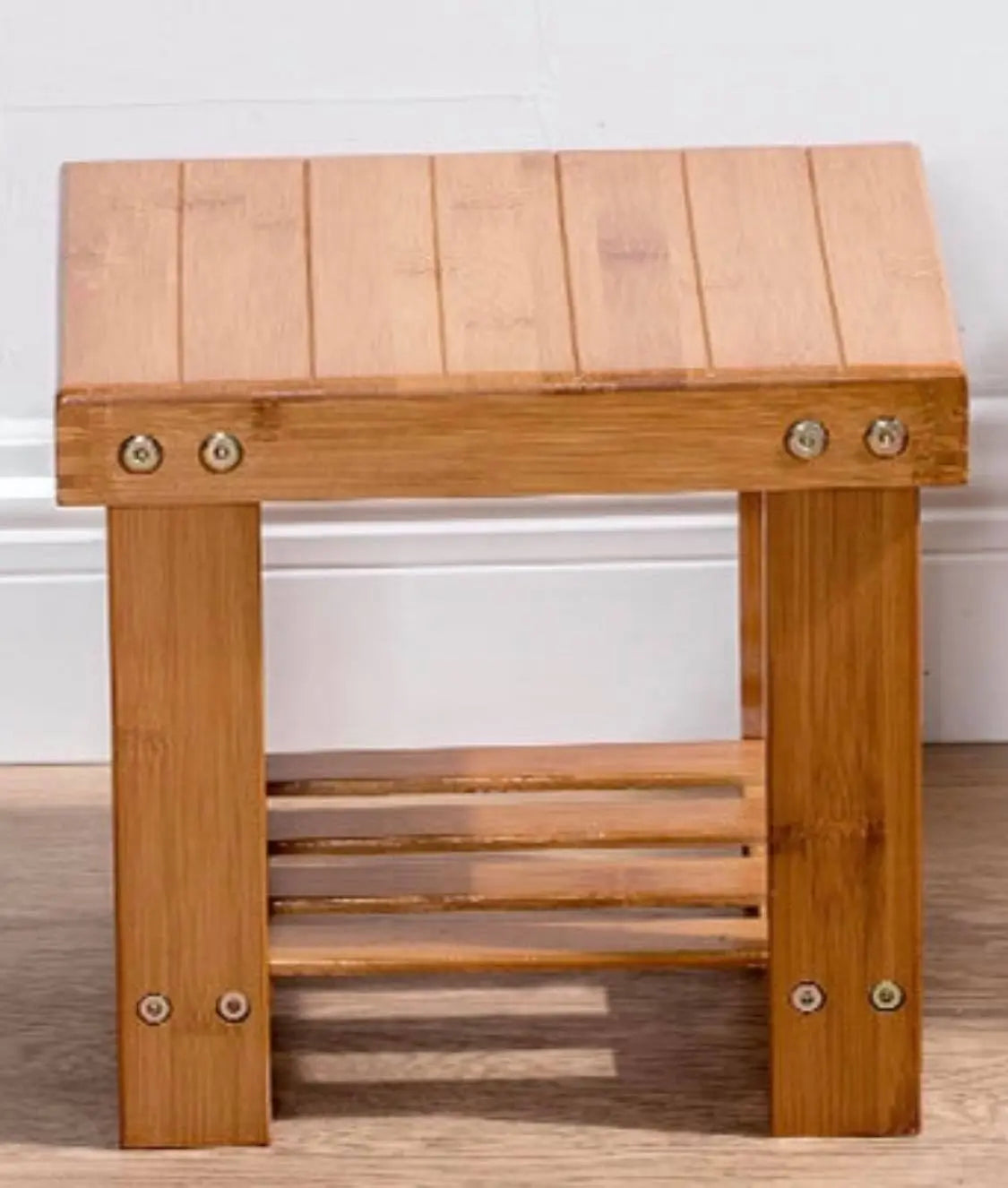 bamboo wooden stool rest stool fishing stool rectangular strong vase base 竹凳 everythingbamboo