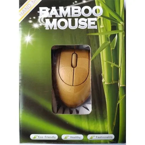 Wired Multimedia Bamboo Mouse Healthy Eco Friendly Heart Shape Unique BKM04 everythingbamboo