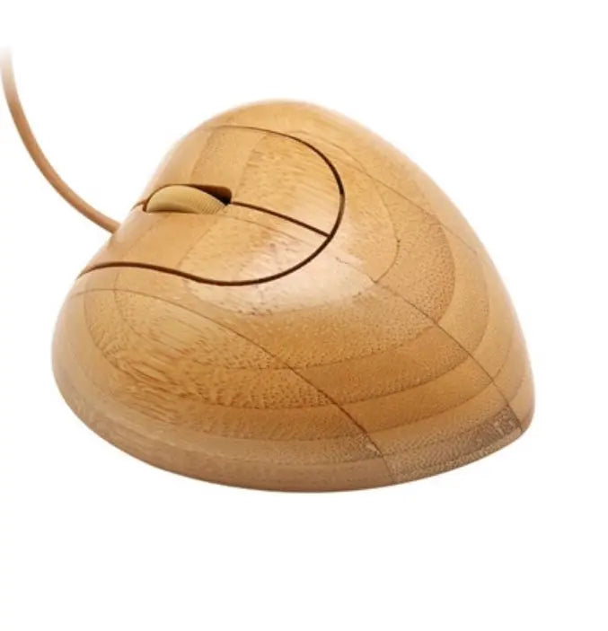 Wired Multimedia Bamboo Mouse Healthy Eco Friendly Heart Shape Unique BKM04 everythingbamboo