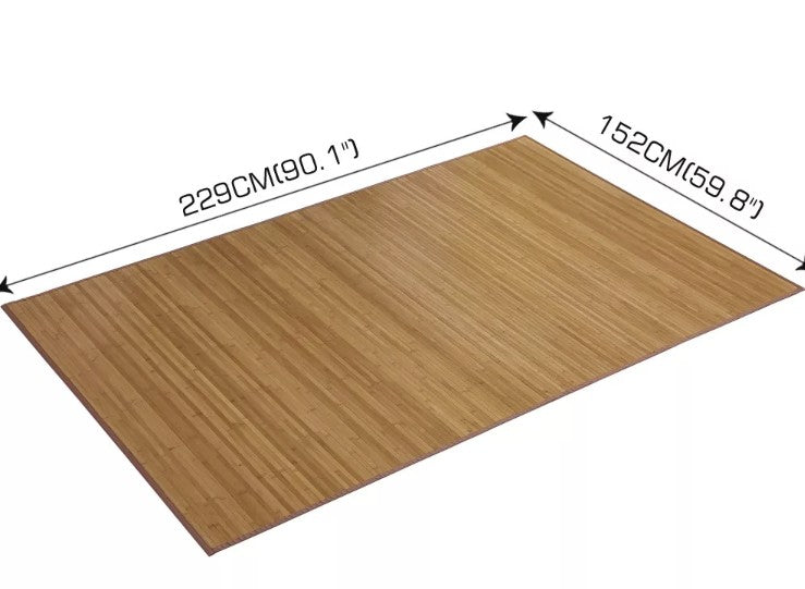1.52m x 2.29m Large Bamboo Carpet Rug Floor Mat Home Office Indoor Outdoor BMR20 Unbranded