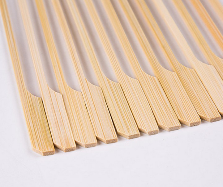 1200 PCs 18cm Bamboo Sticks Paddle Skewers BBQ Fruit Kebab Cocktail High Quality Unbranded