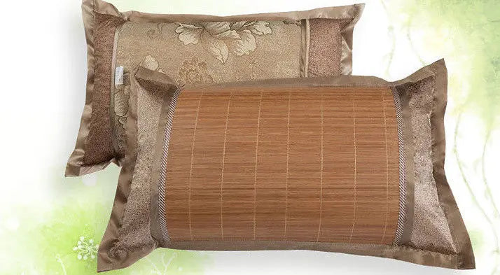 2 Pieces Bamboo Pillow Cover Pillow Cases Bamboo Mat Bamboo Cover 竹枕套 everythingbamboo