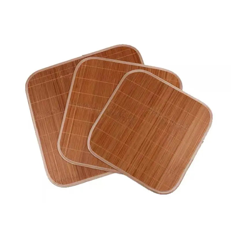 2 Pieces Bamboo Seat Cover Pet Cushion Summer Cool Mat Chair Sofa Car Mat Rug BSC06 everythingbamboo