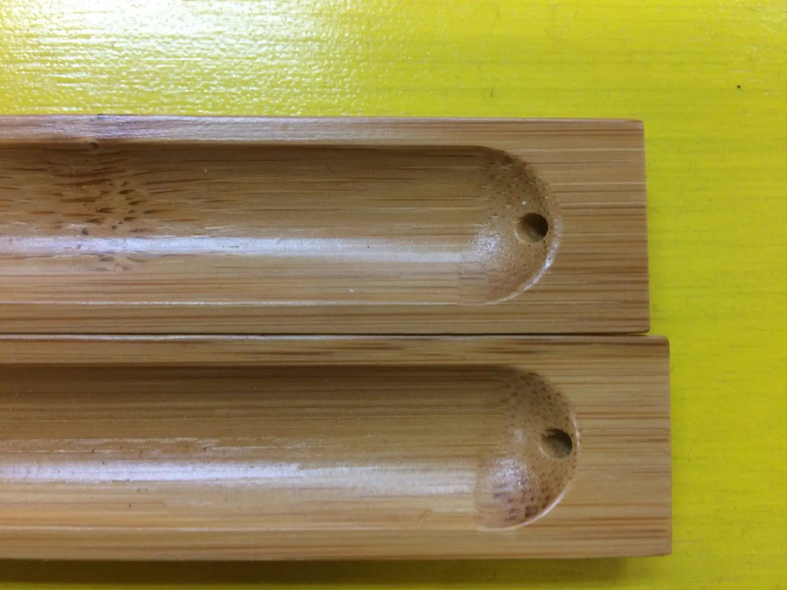 2 X HAND CARVED INCENSE STICKS HOLDER NATURAL BAMBOO INCENSED HOLDER everythingbamboo