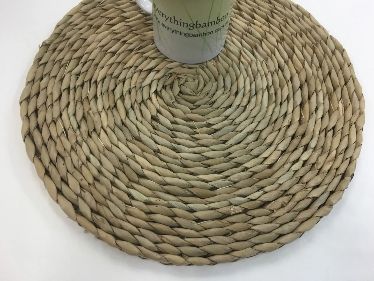 2 pcs Grass Placemat Round 35cm x 35cm Natural Durable Beautiful Elegant everythingbamboo