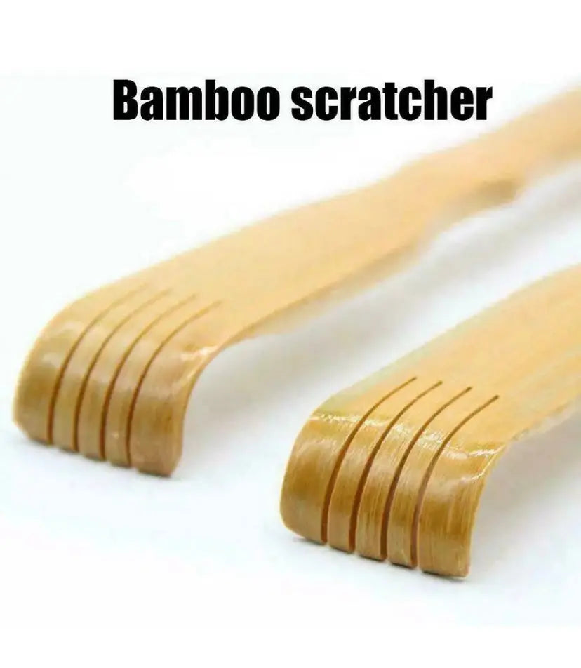 2 pieces Bamboo Wooden Back Scratcher Massage Rolls Long Reach Itchy Relief BMT01 Everything Bamboo